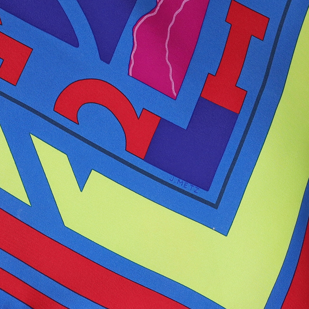 Hermès Puzzle 2000 Vintage Silk Scarf