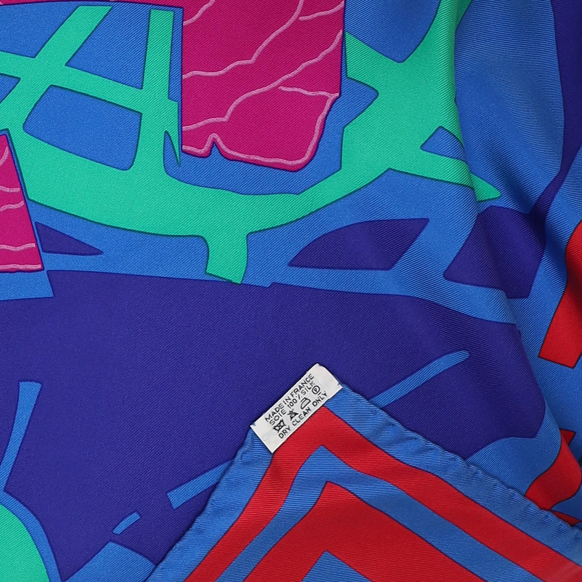 Hermès Puzzle 2000 Vintage Silk Scarf