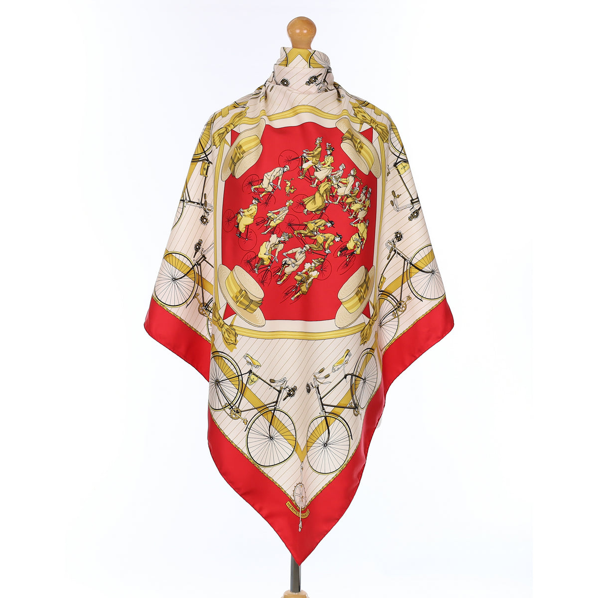 Hermès Les Bécanes Silk Scarf