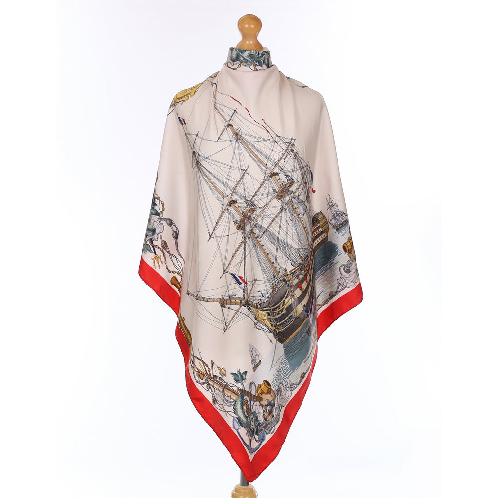 Hermès L'Ocean Silk Scarf Quite Rare