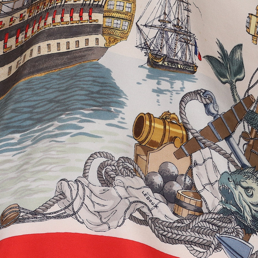 Hermès L'Ocean Silk Scarf Quite Rare