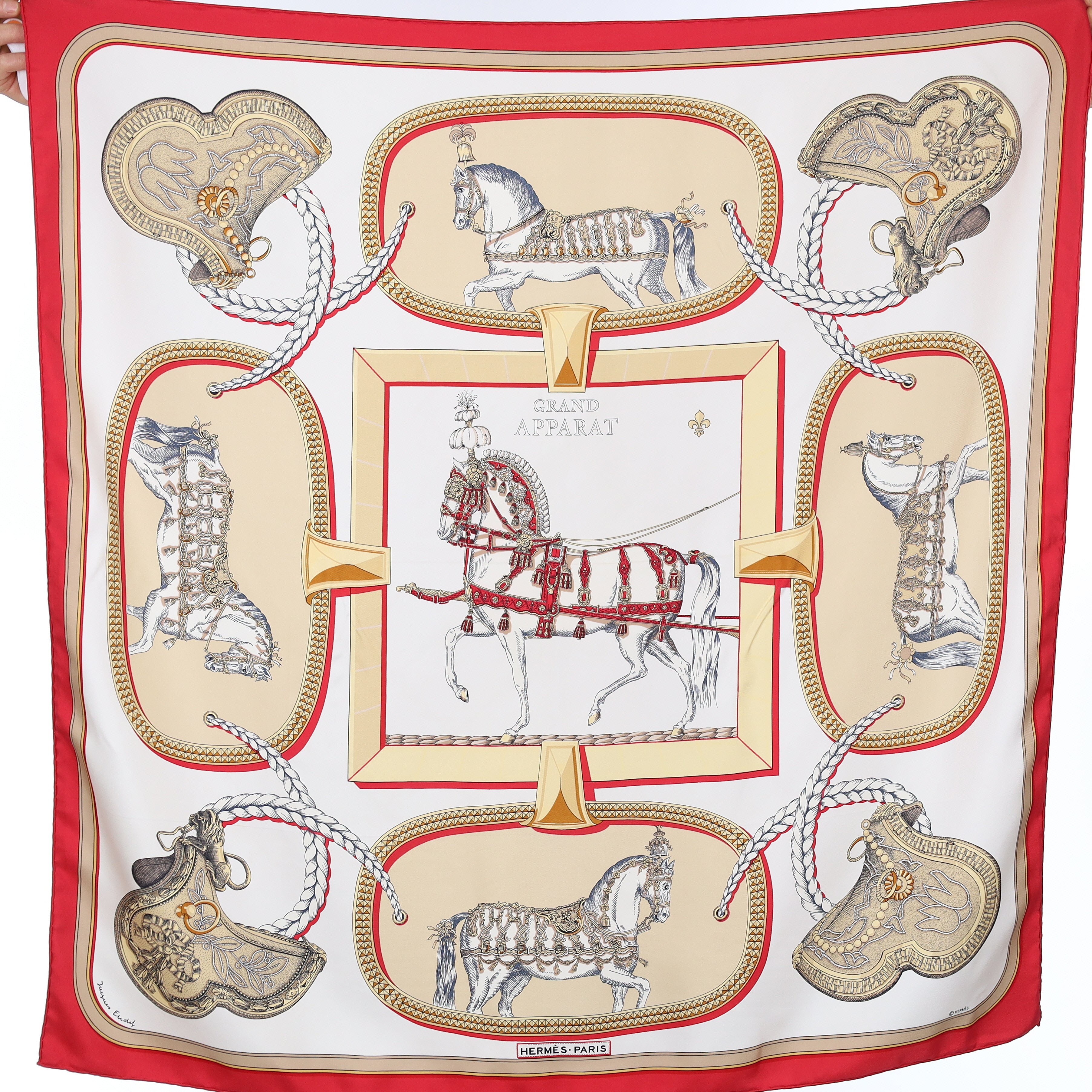 Hermès Grand Apparat Silk Scarf