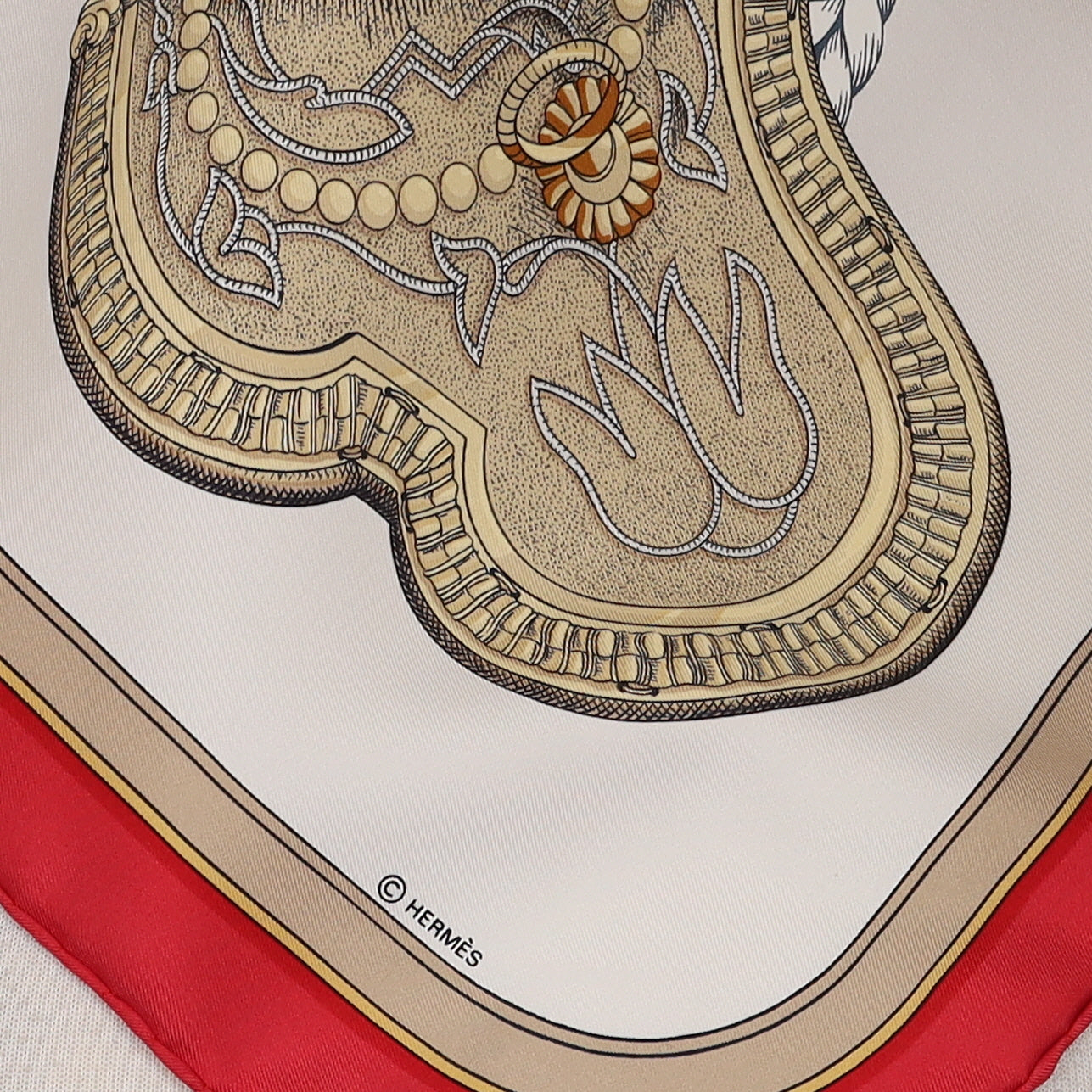 Hermès Grand Apparat Silk Scarf