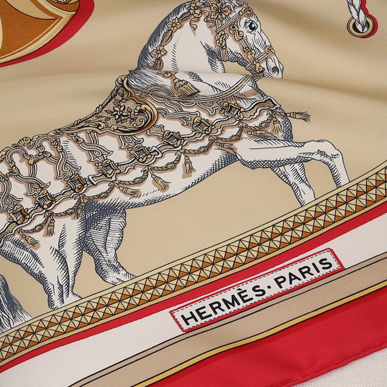 Hermès Grand Apparat Silk Scarf