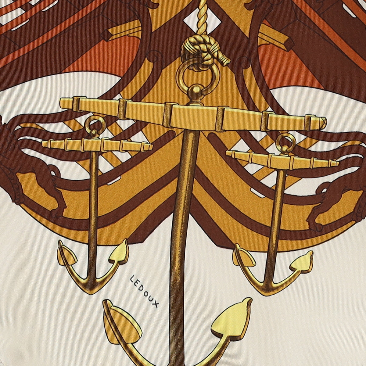 Hermès Proues Silk Scarf