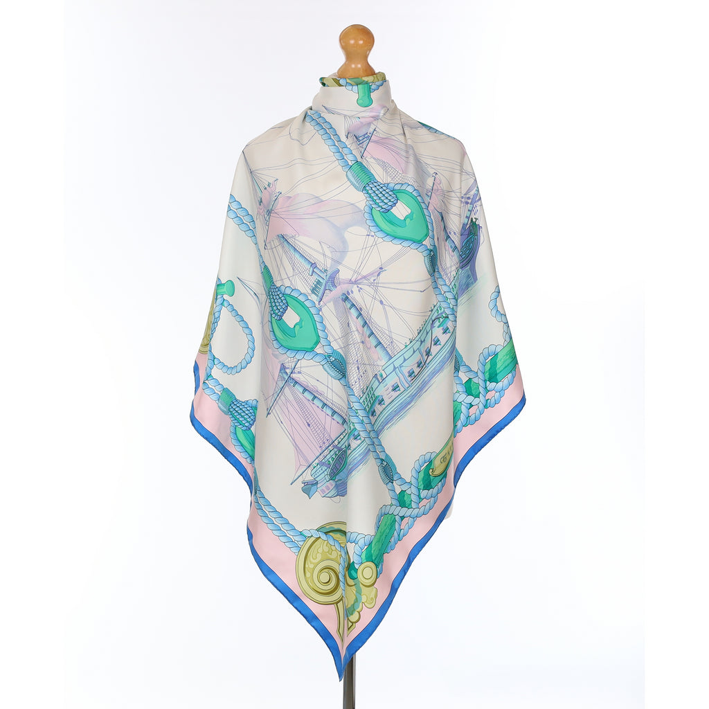 Hermès Tribord Silk Scarf