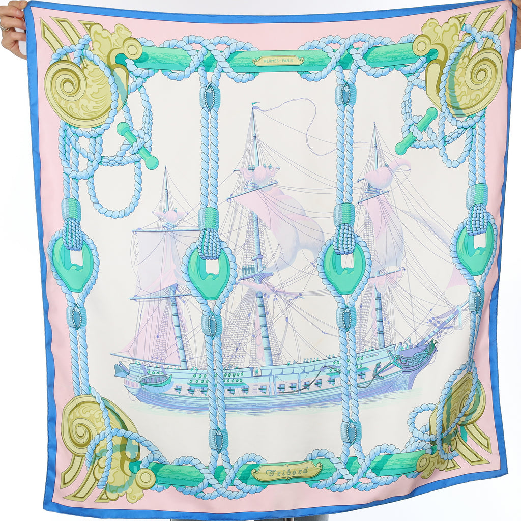 Hermès Tribord Silk Scarf