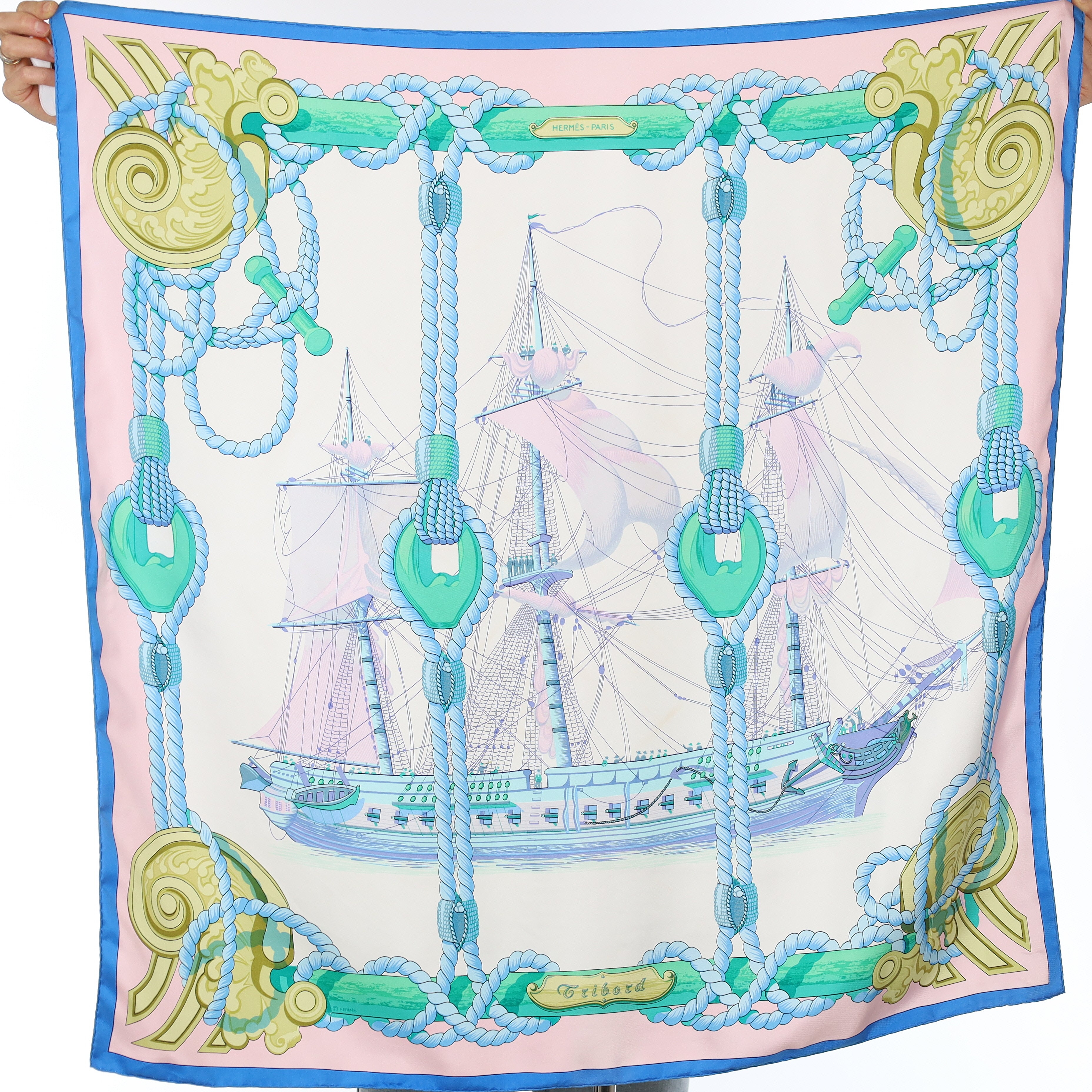 Hermès Tribord Silk Scarf