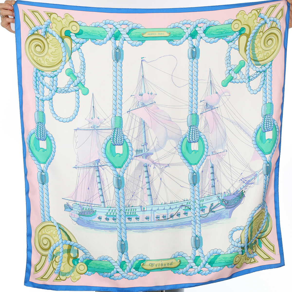 Hermès Tribord Silk Scarf