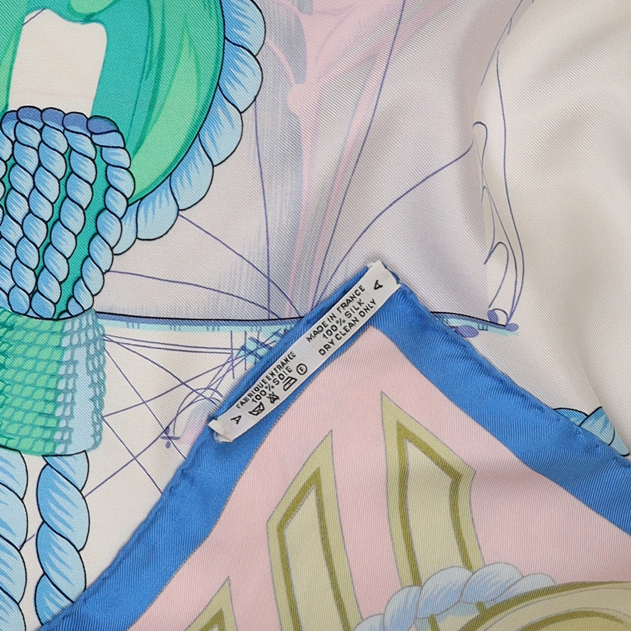 Hermès Tribord Silk Scarf