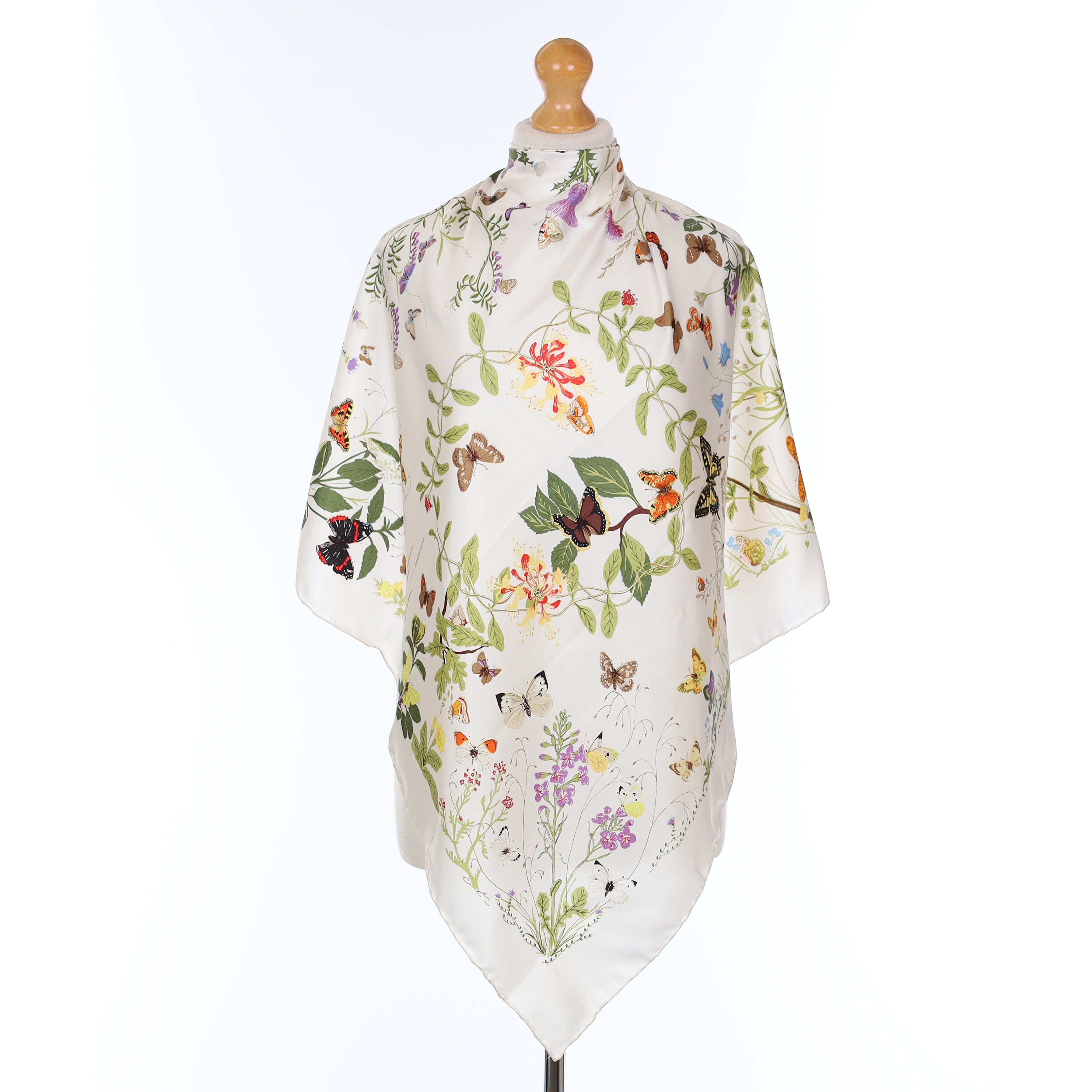 Brand New Beckford Silk Butterfly Design Silk Scarf