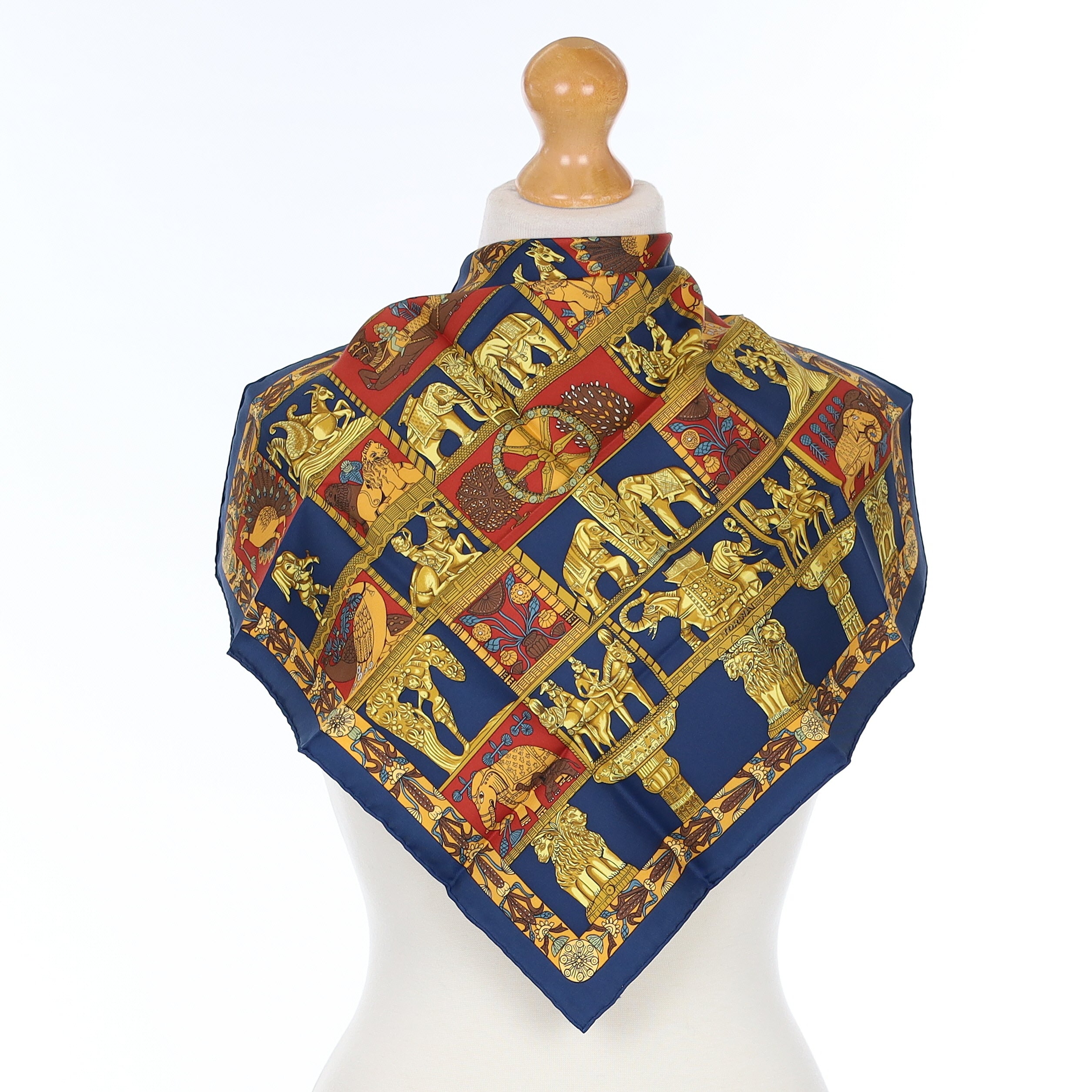 Brand New Boxed Hermès Torana Silk Scarf