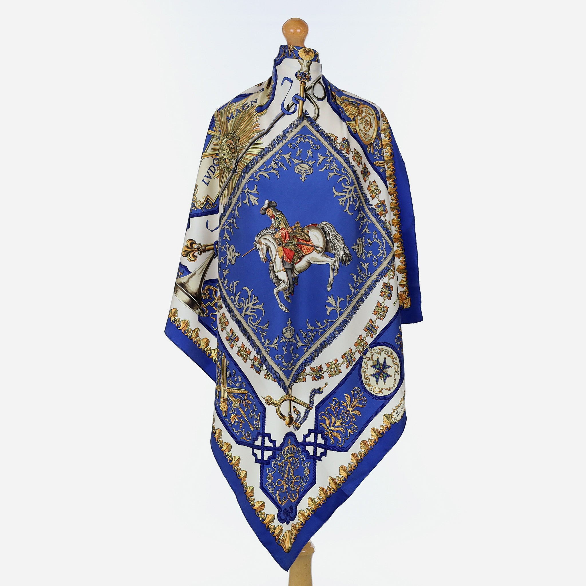 Hermès Lvdovicvs Magnvs Silk Scarf