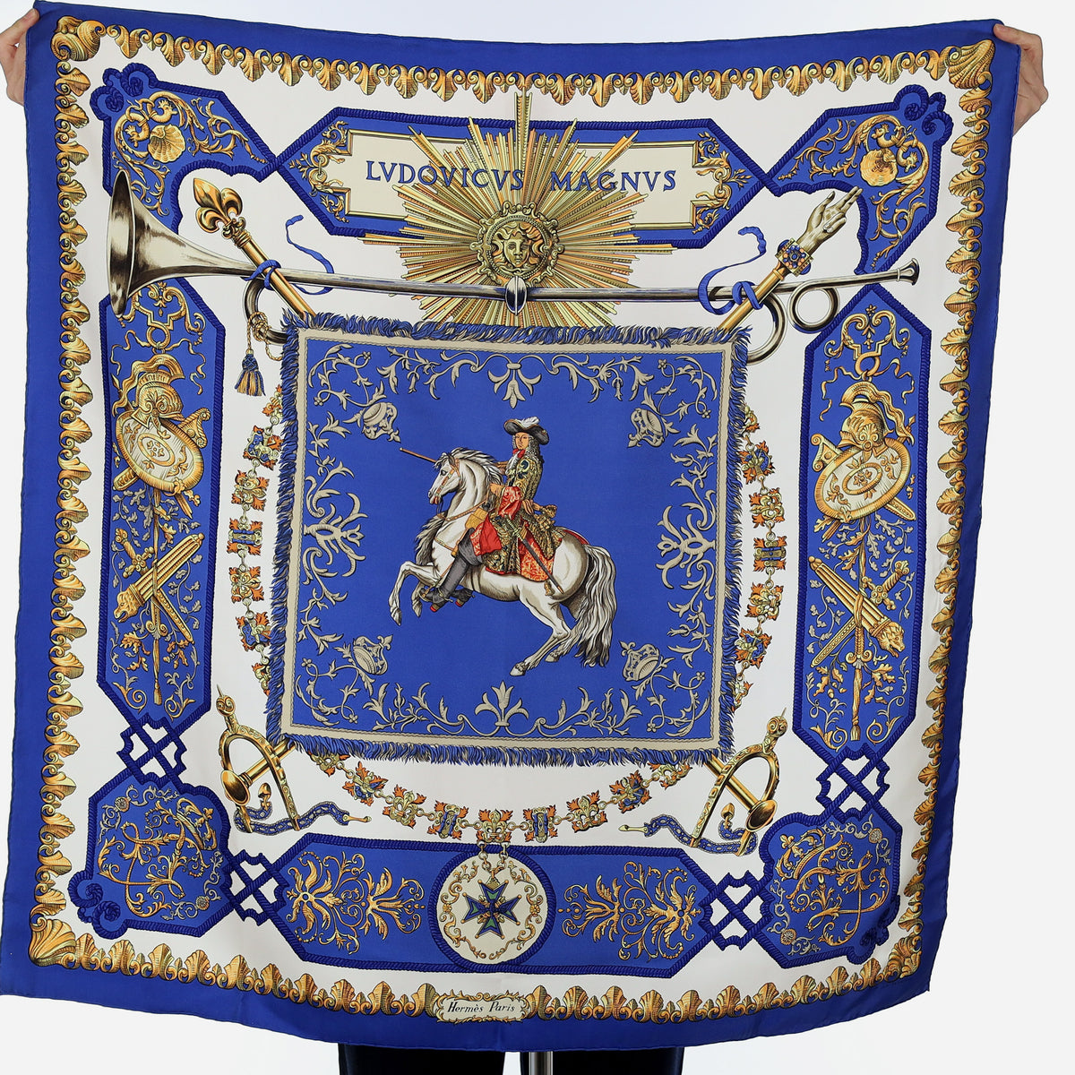 Hermès Lvdovicvs Magnvs Silk Scarf