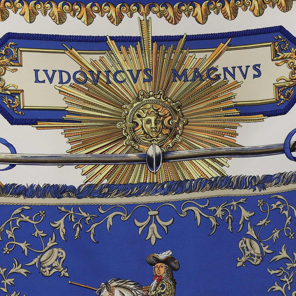 Hermès Lvdovicvs Magnvs Silk Scarf