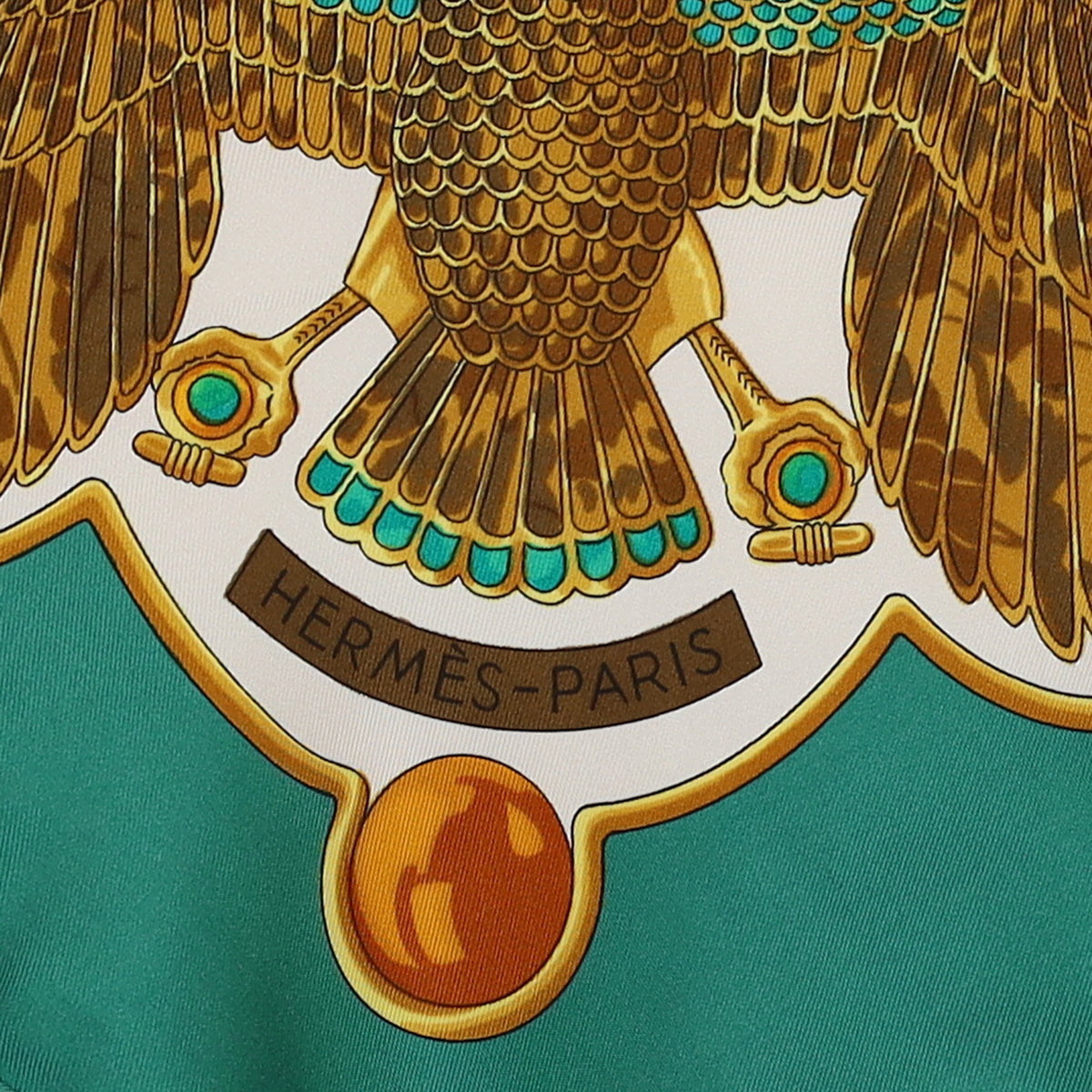 Pristine Boxed Hermès Egypte Vintage Silk Scarf
