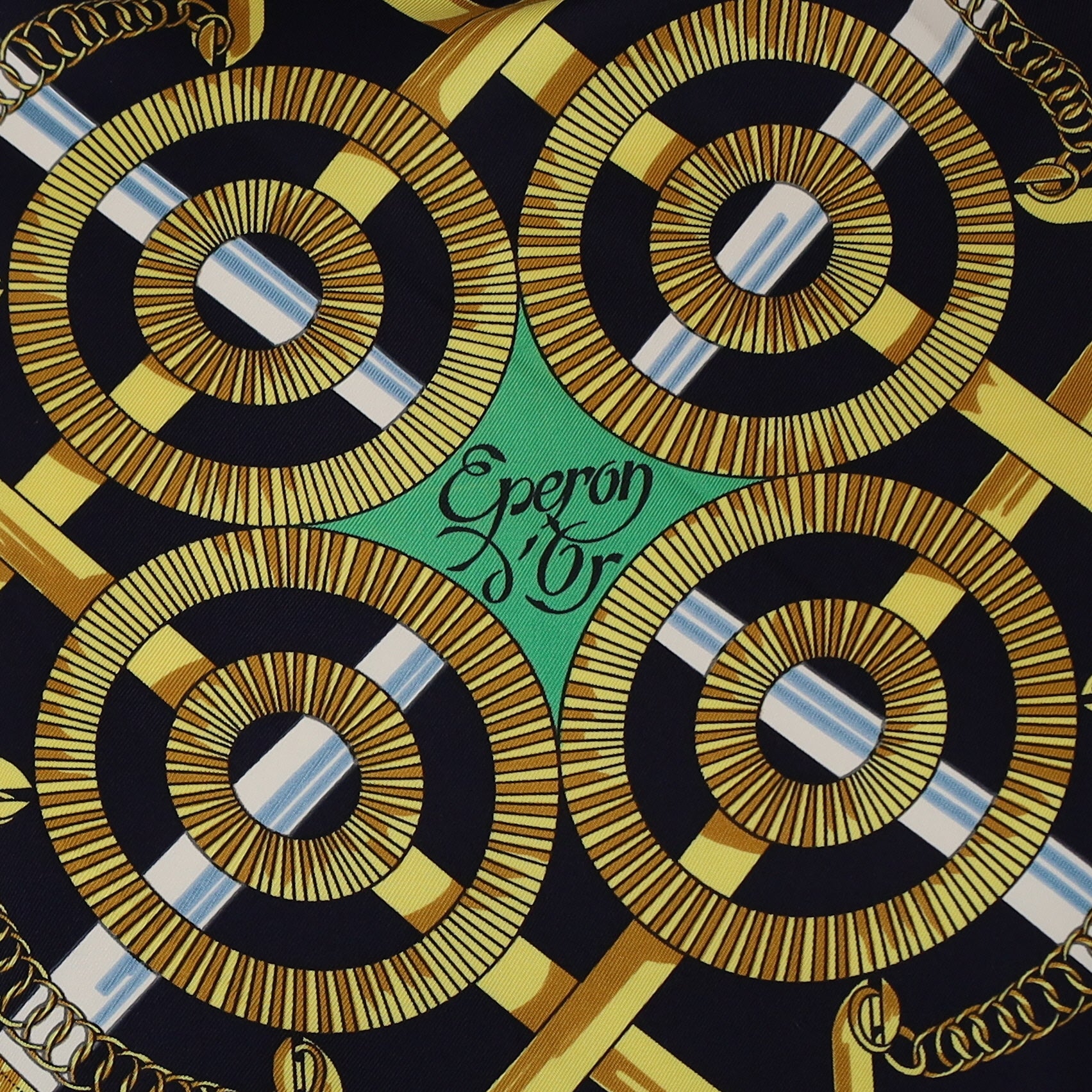 Hermès Eperon D'Or Silk Scarf