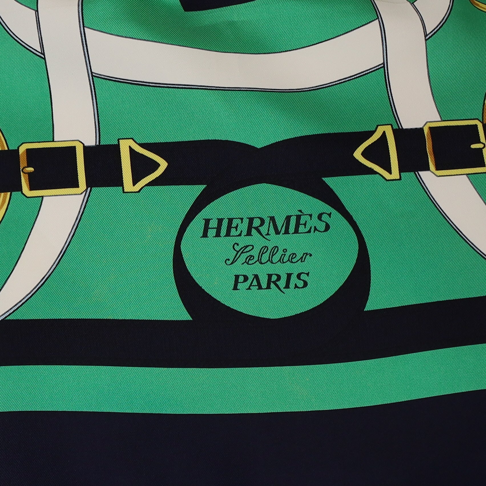 Hermès Eperon D'Or Silk Scarf
