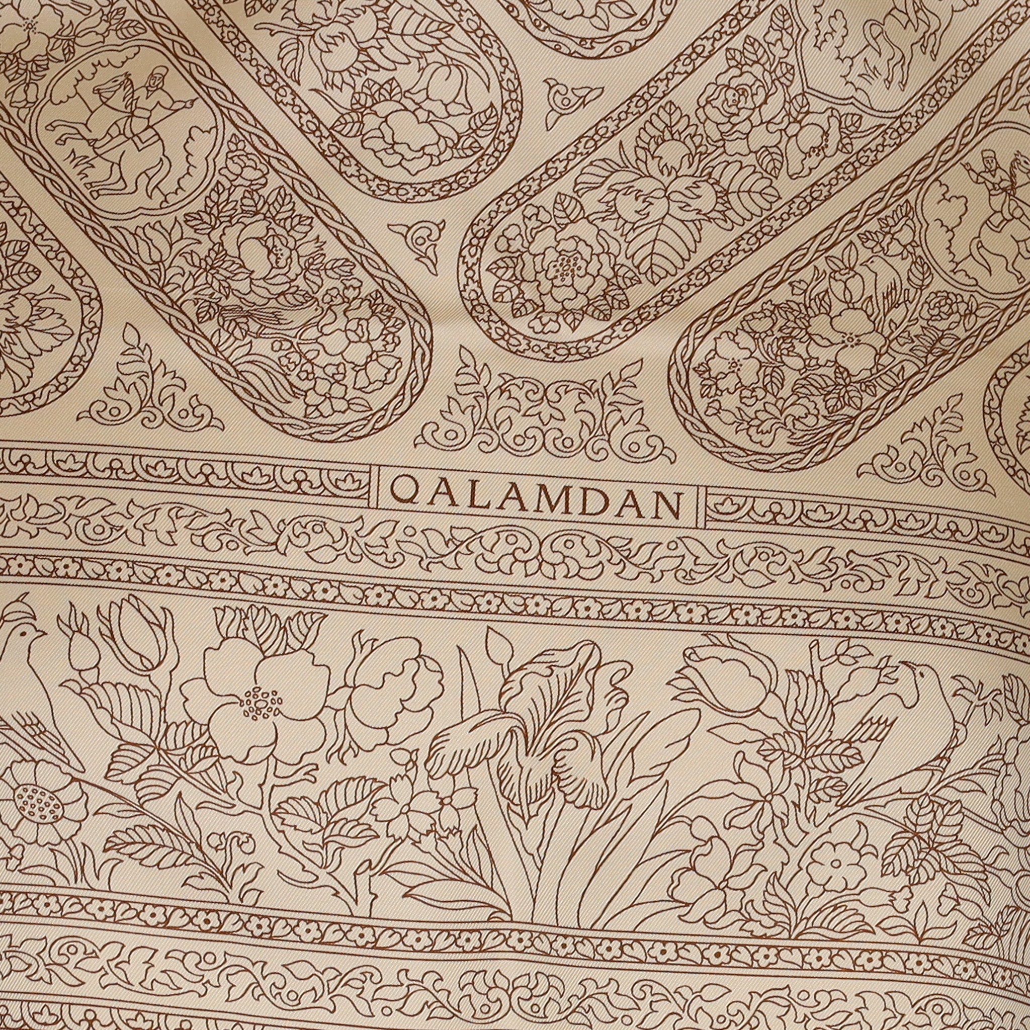 Pristine Boxed Hermès Qalamdan Vintage Silk Scarf