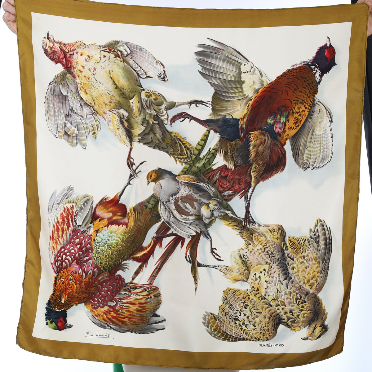 Hermès Belle Chasse Silk Scarf Rare