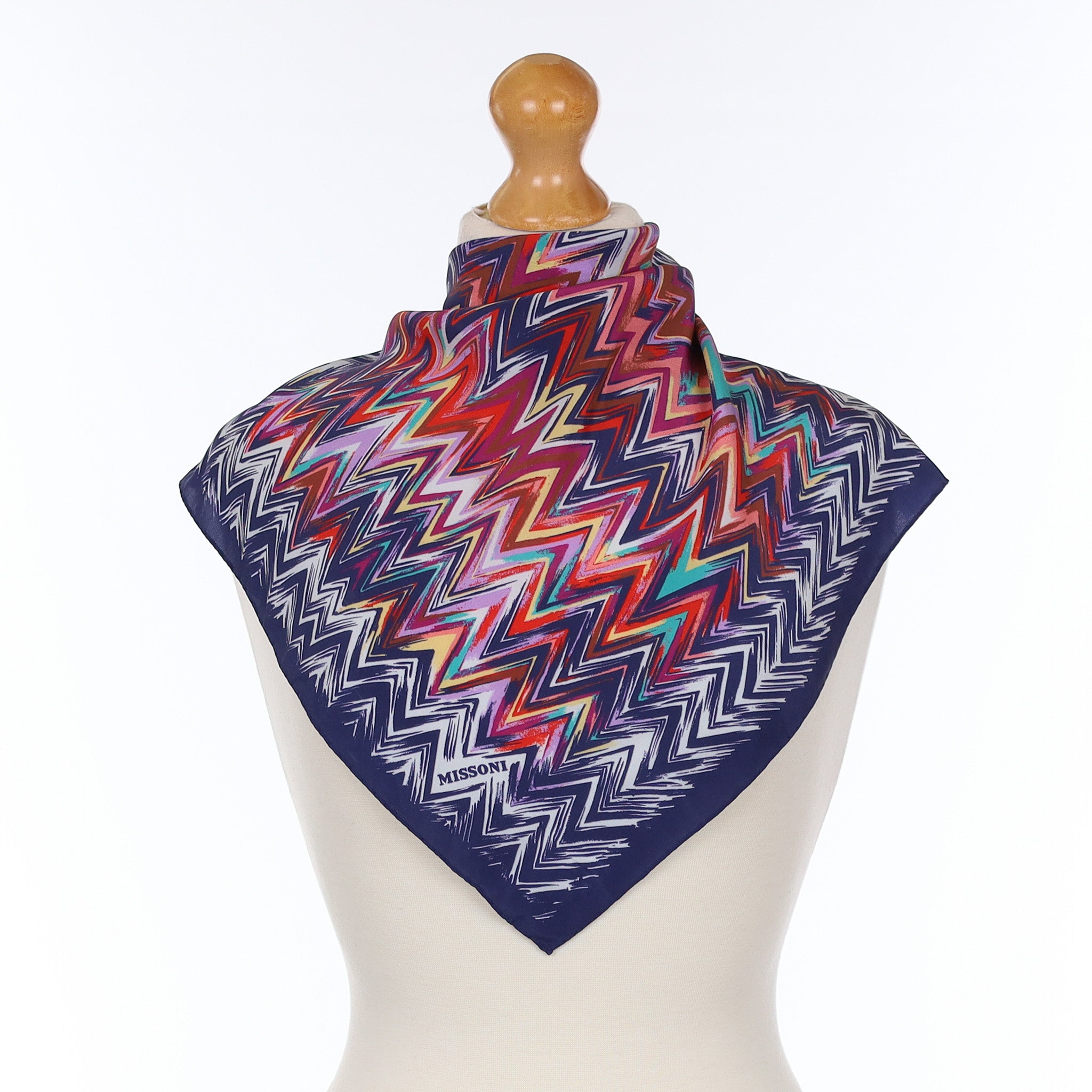 Missoni Multicoloured Small Silk Scarf