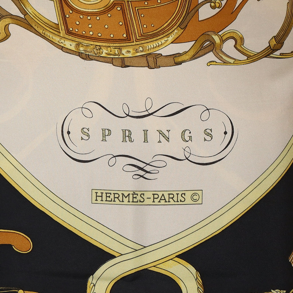 Hermès Springs Silk Scarf