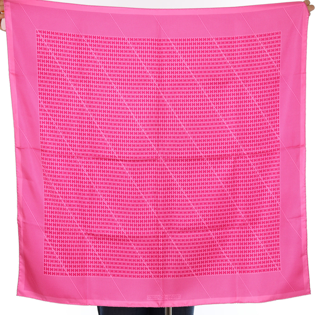 Brand New Boxed Hermès H En Bias Silk Scarf Quite Rare