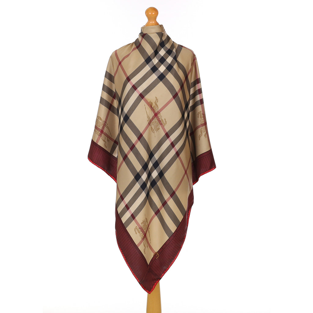 Burberry Check Silk Scarf