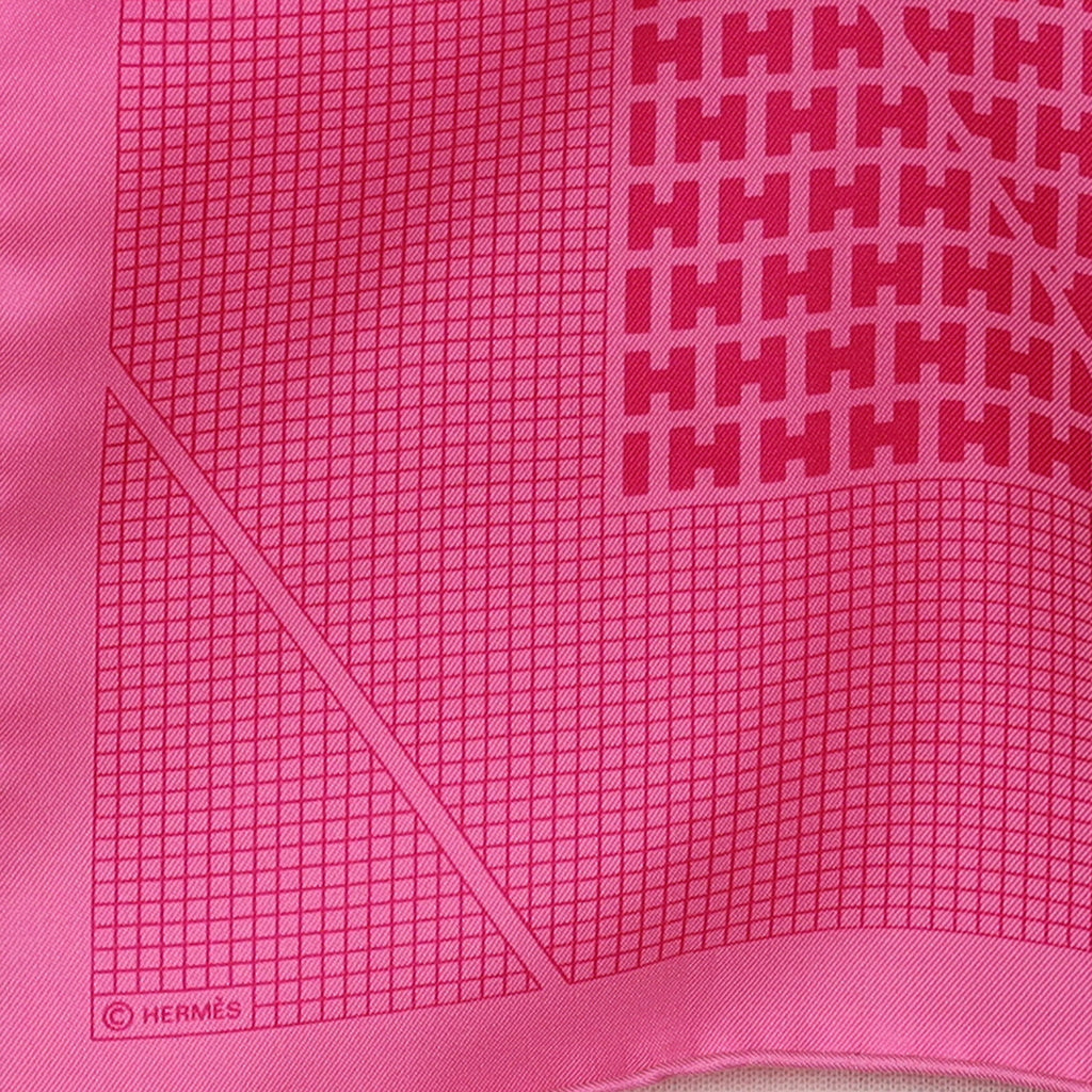 Brand New Boxed Hermès H En Bias Silk Scarf Quite Rare