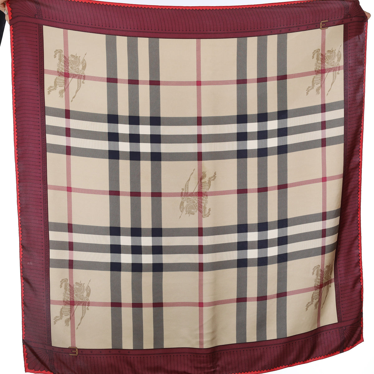 Burberry Check Silk Scarf