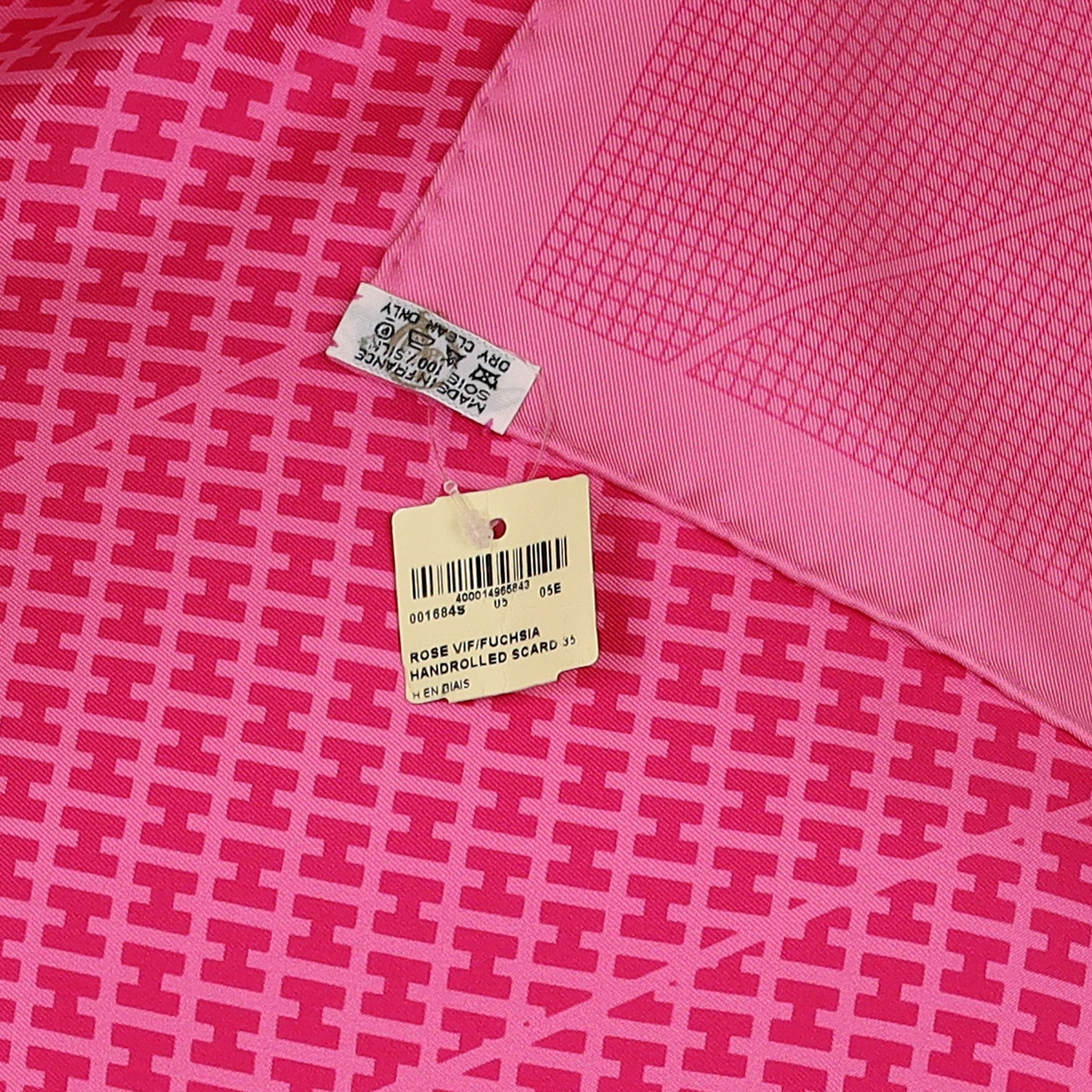 Brand New Boxed Hermès H En Bias Silk Scarf Quite Rare
