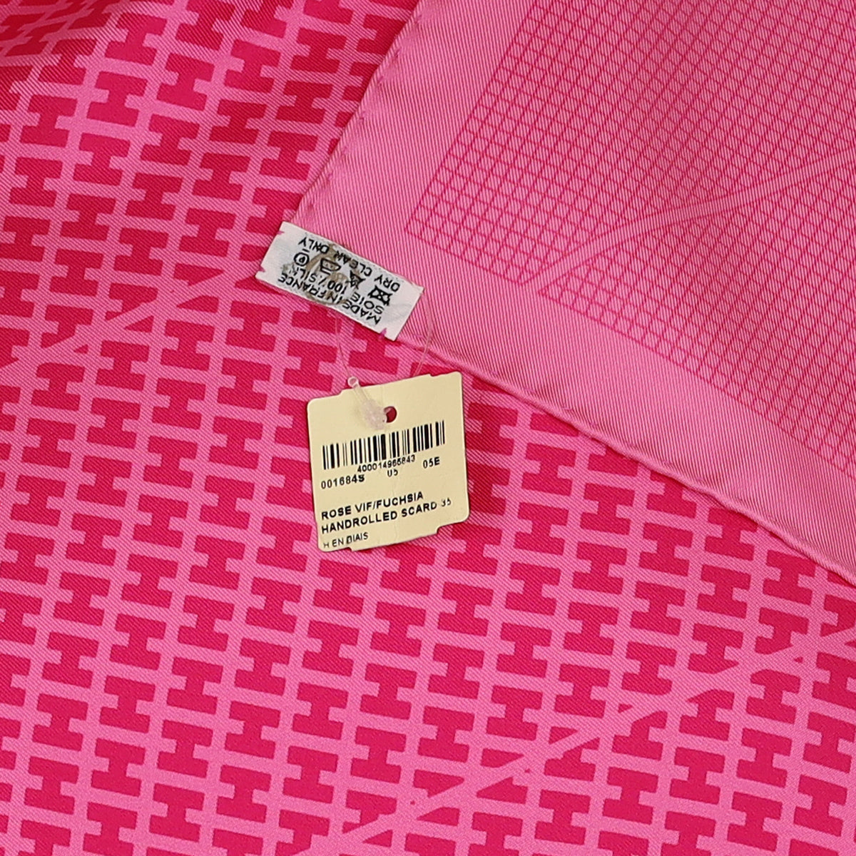 Brand New Boxed Hermès H En Bias Silk Scarf Quite Rare
