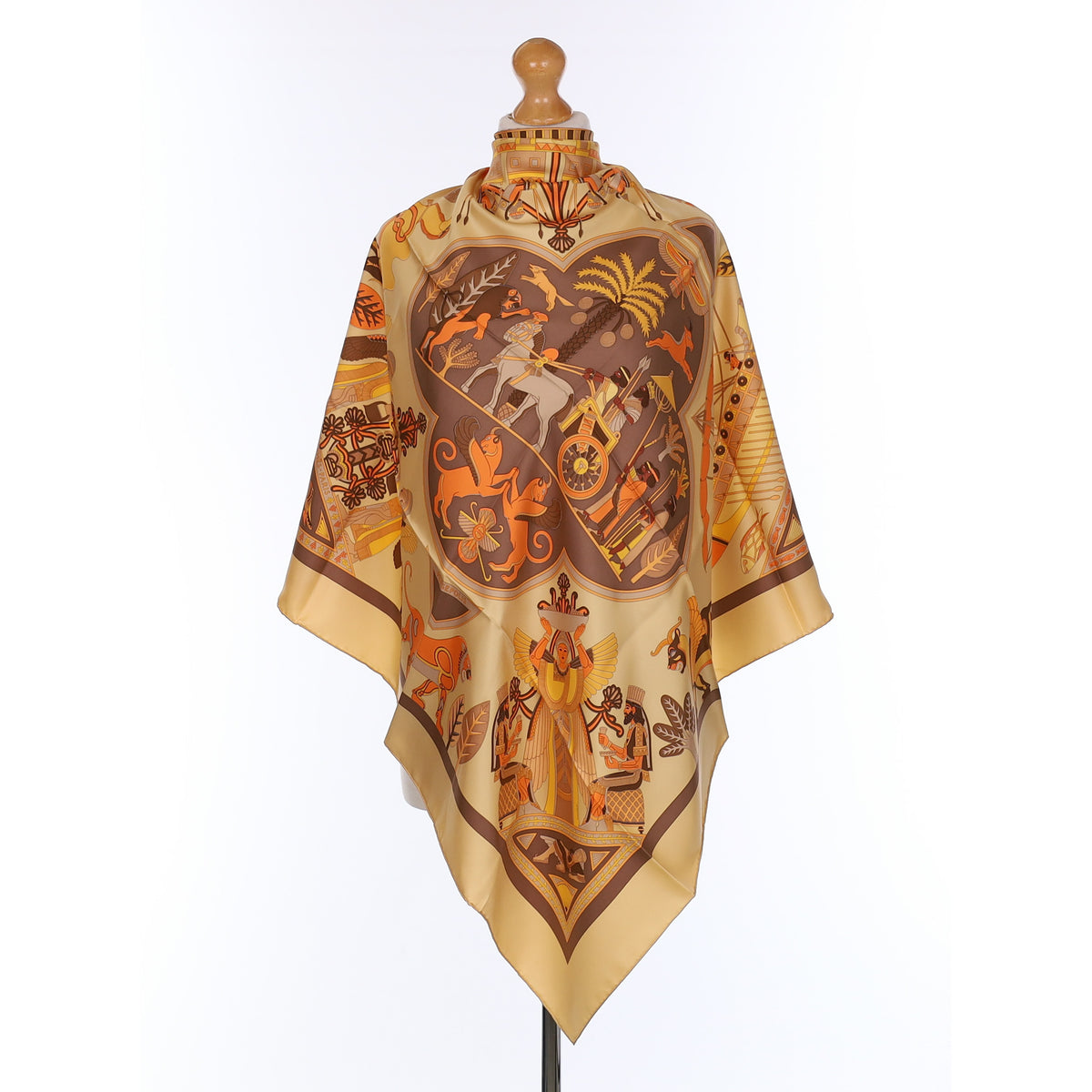 Brand New Boxed Hermès Persepolis Vintage Silk Scarf