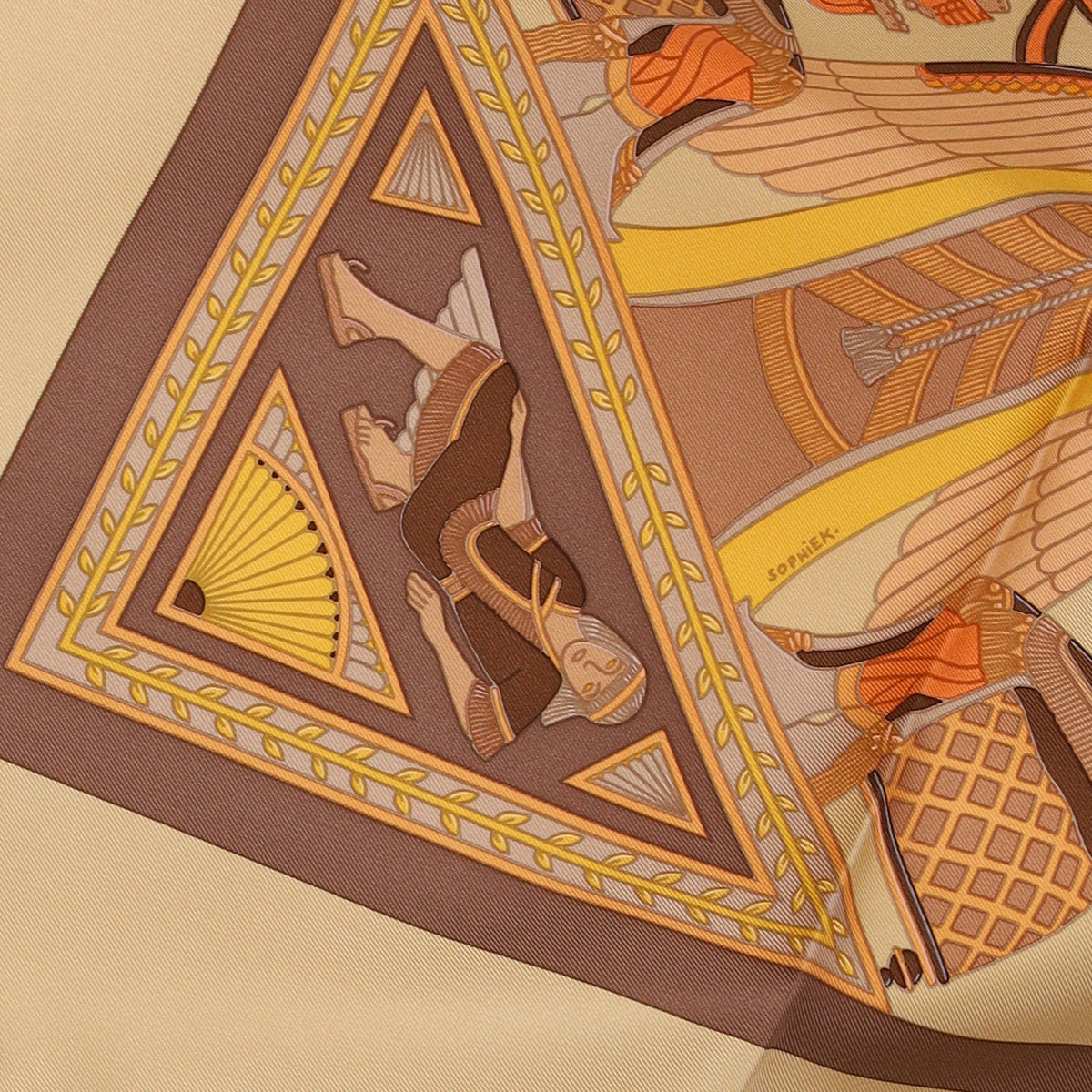 Brand New Boxed Hermès Persepolis Vintage Silk Scarf
