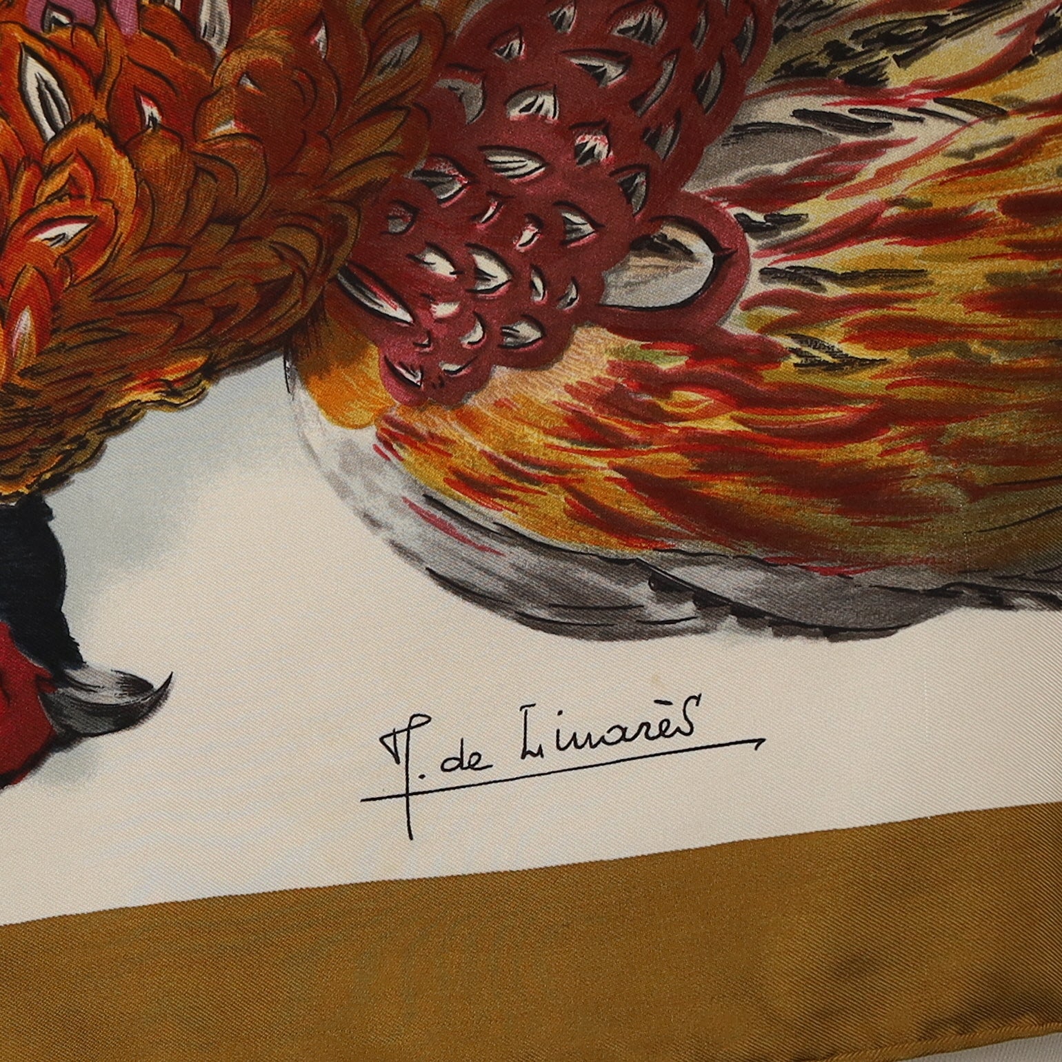 Hermès Belle Chasse Silk Scarf Rare