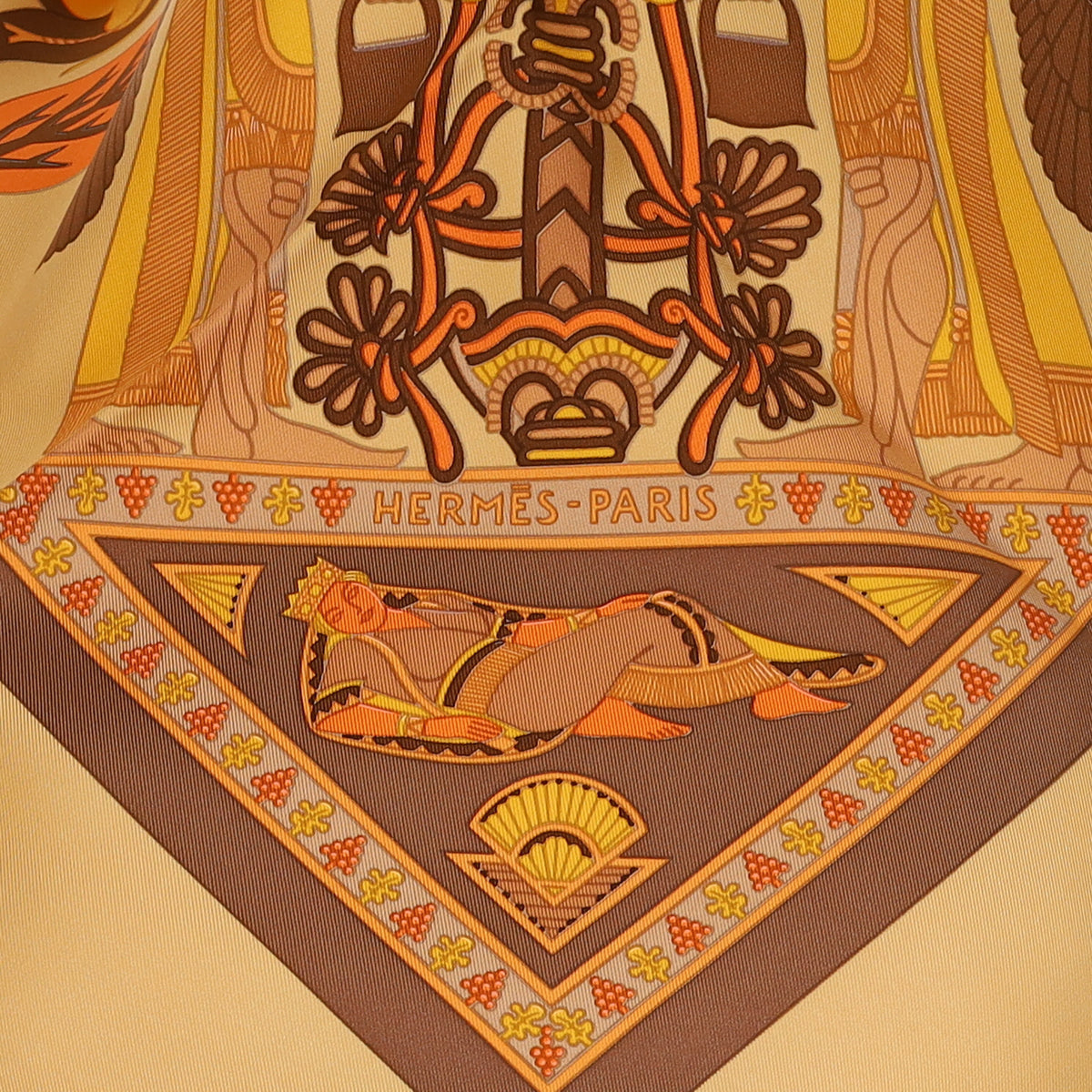 Brand New Boxed Hermès Persepolis Vintage Silk Scarf