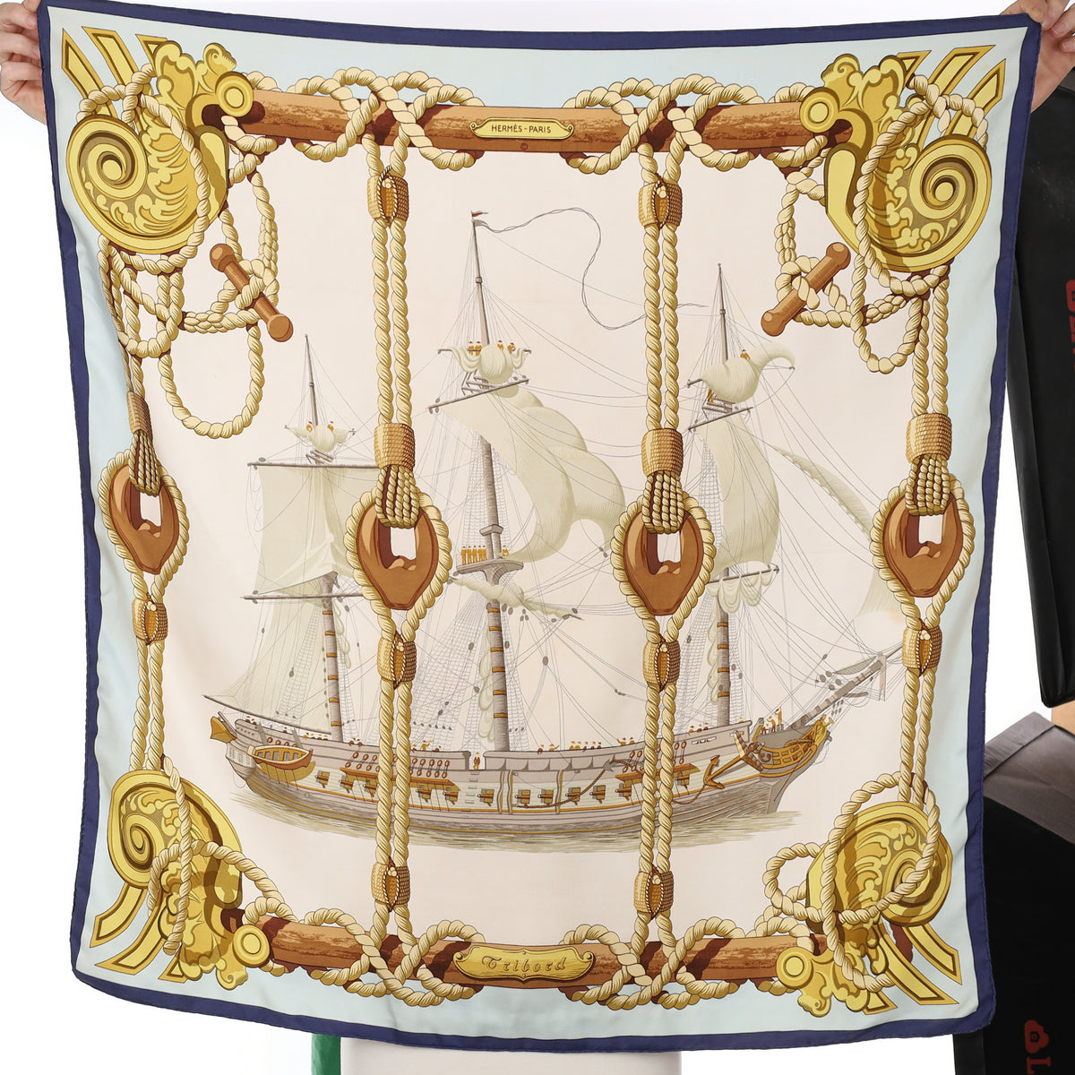 Hermès Tribord Silk Scarf
