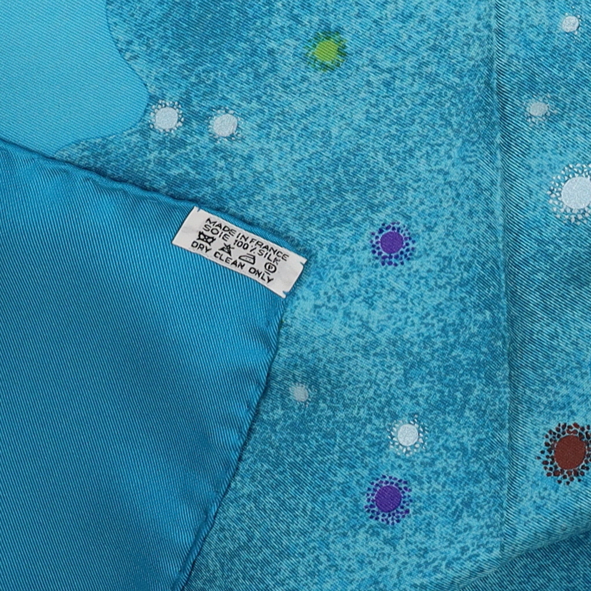 Brand New Boxed Hermès La Voie Lactée Vintage Silk Scarf