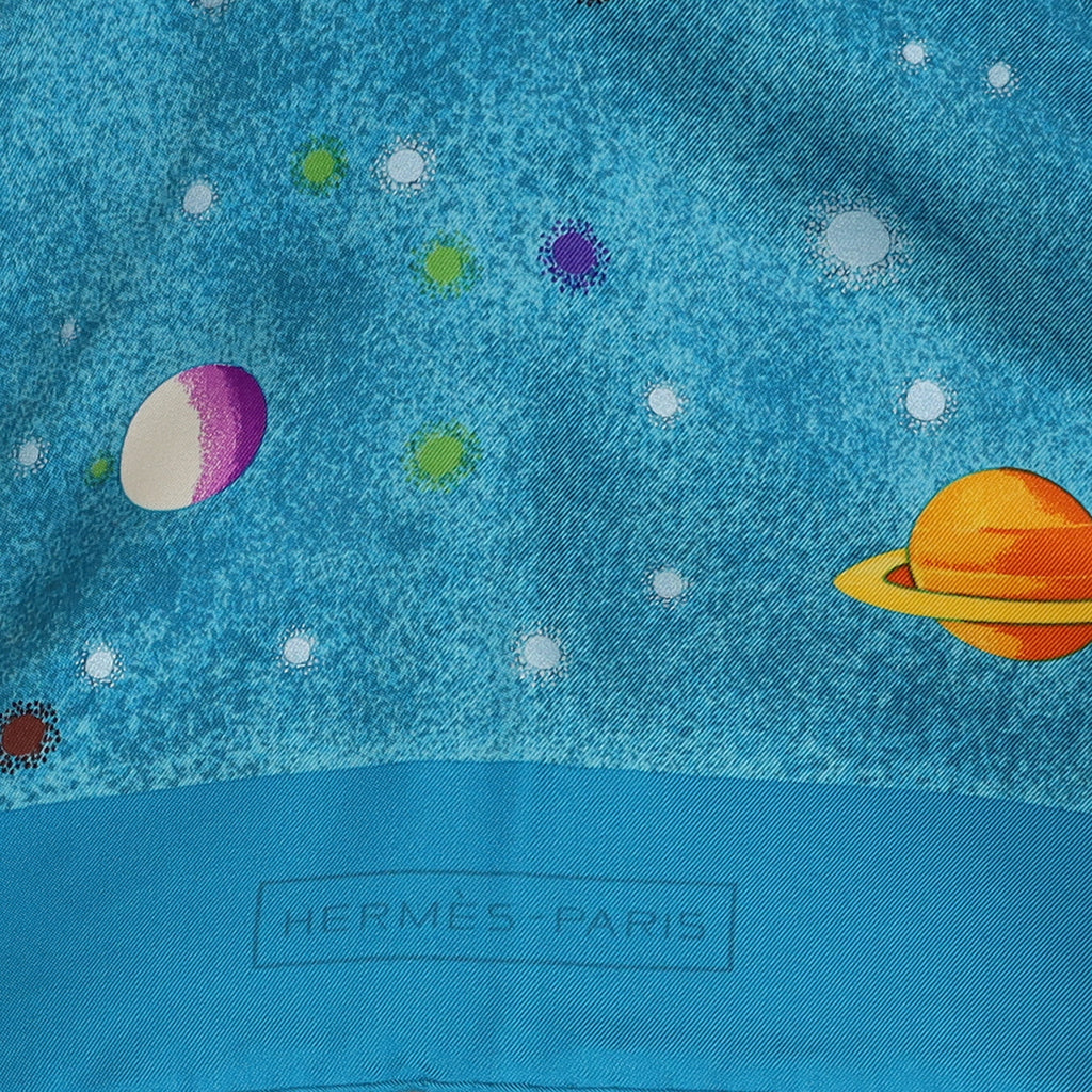Brand New Boxed Hermès La Voie Lactée Vintage Silk Scarf