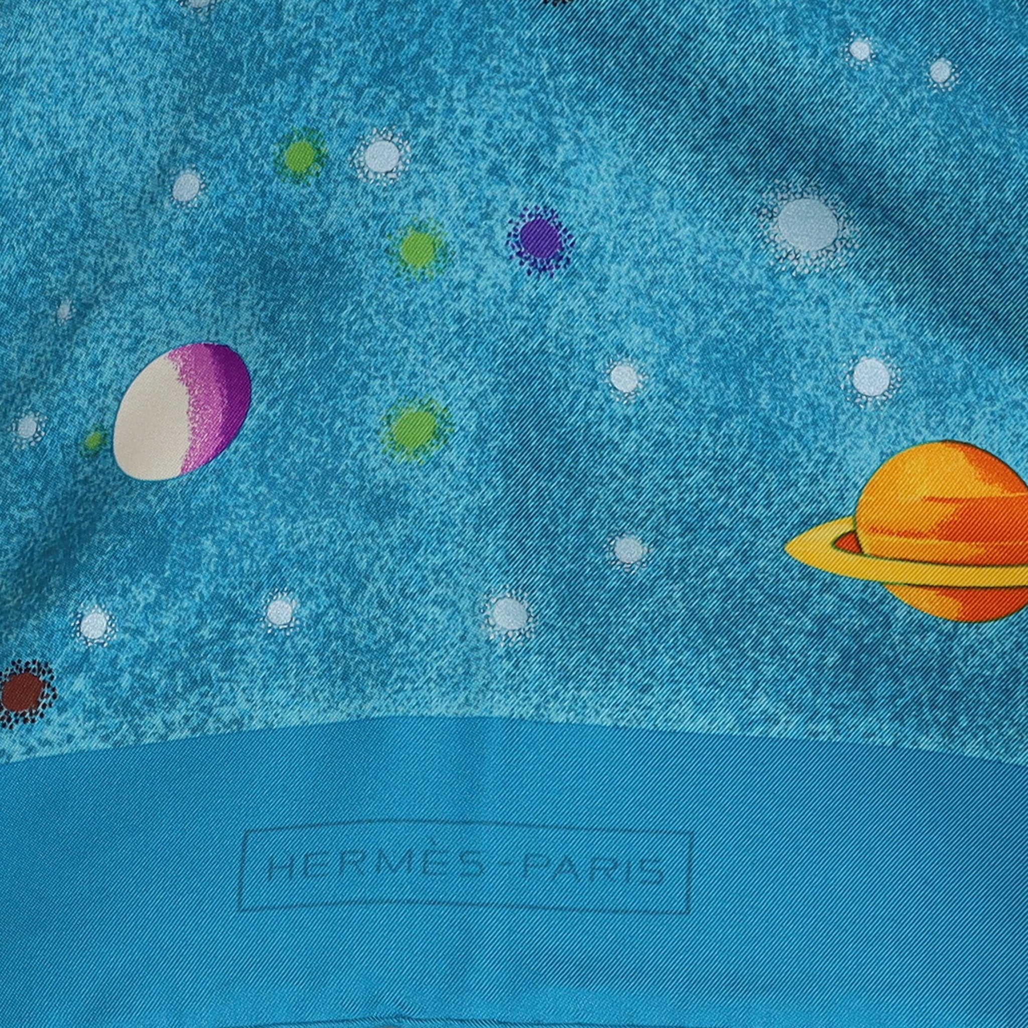 Brand New Boxed Hermès La Voie Lactée Vintage Silk Scarf