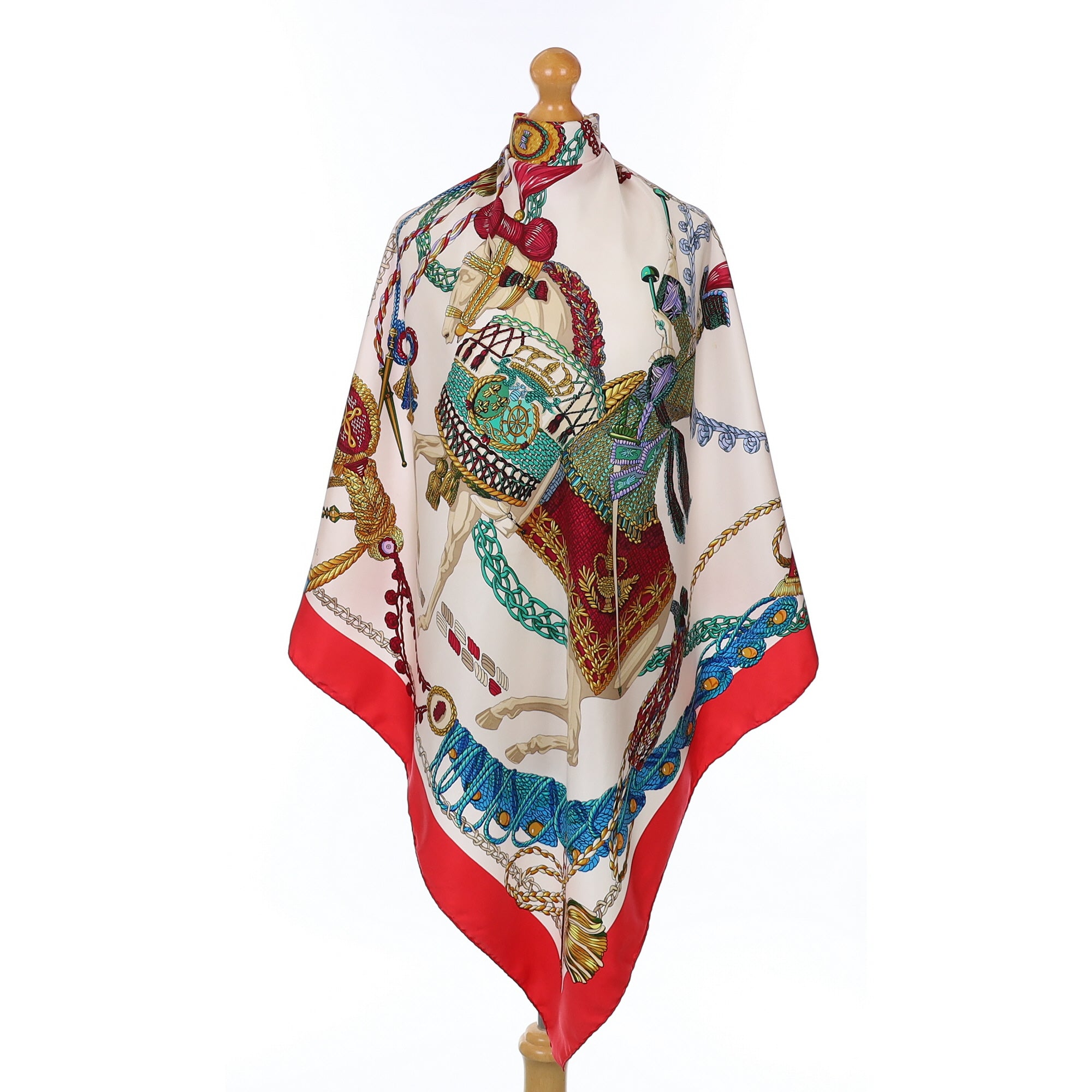 Hermès Le Timbalier Silk Scarf
