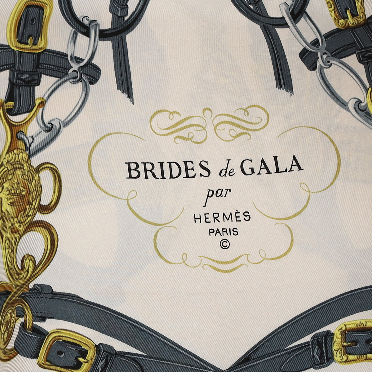 Hermès Brides de Gala Silk Scarf