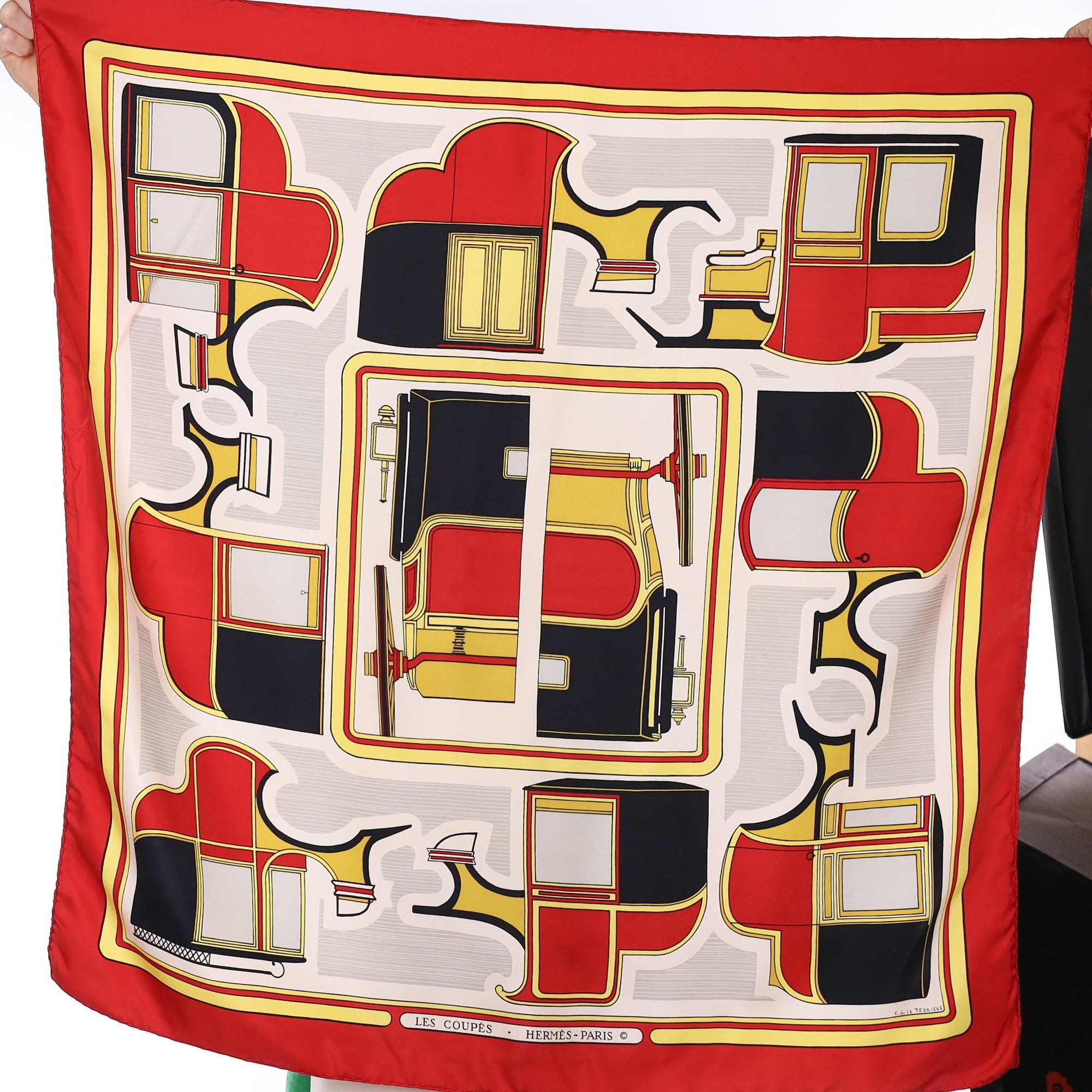 Hermès Les Coupés Silk Scarf