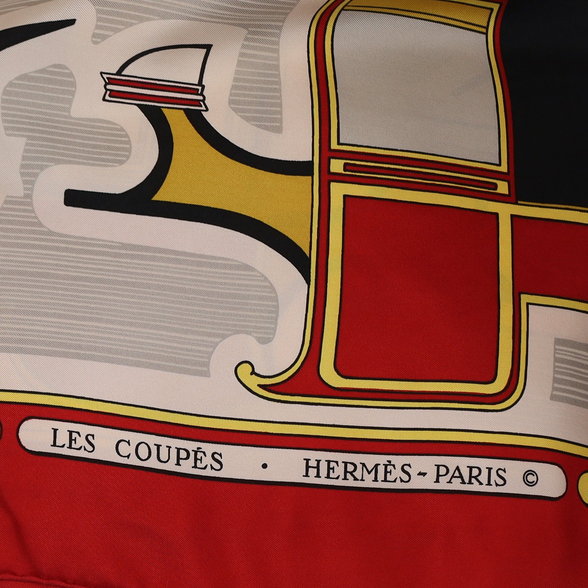 Hermès Les Coupés Silk Scarf