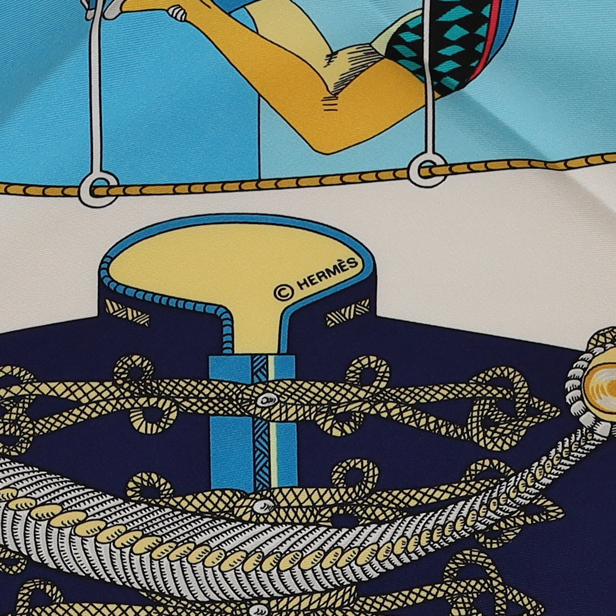 Brand New Boxed Hermès Cirque Molier Silk Scarf Quite Rare