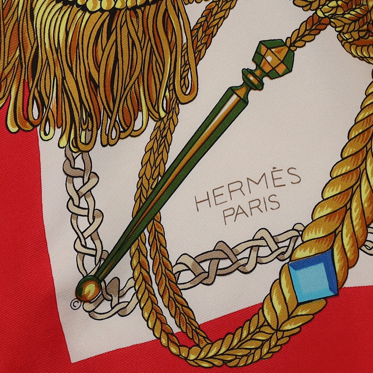 Hermès Le Timbalier Silk Scarf