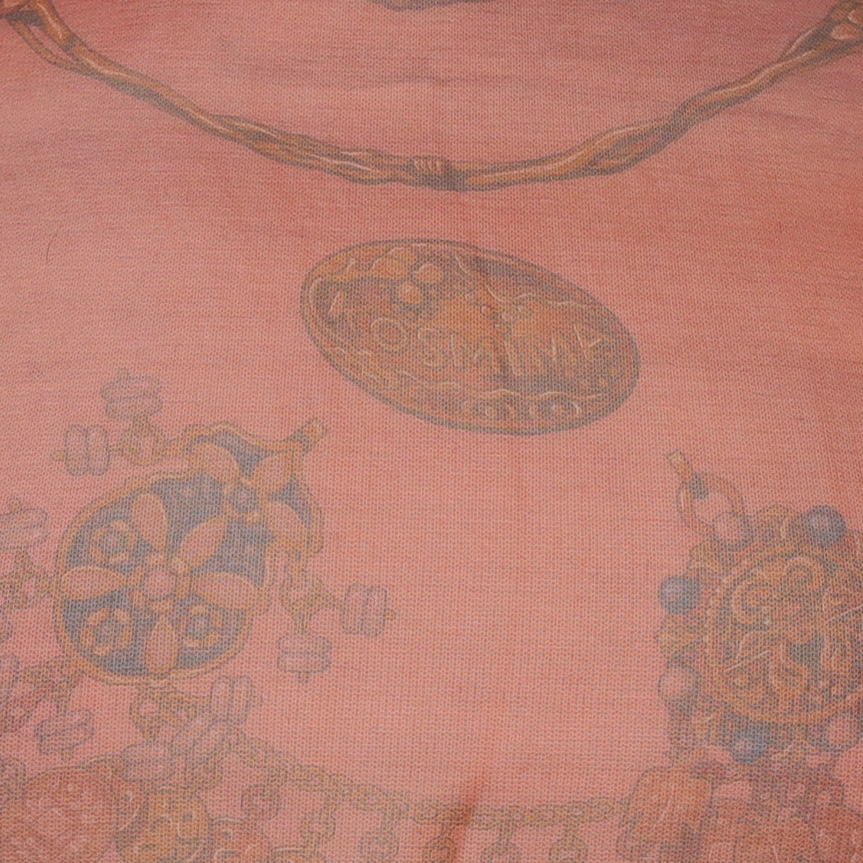 Brand New Hermès Kosmima Mousseline 140 Silk Scarf