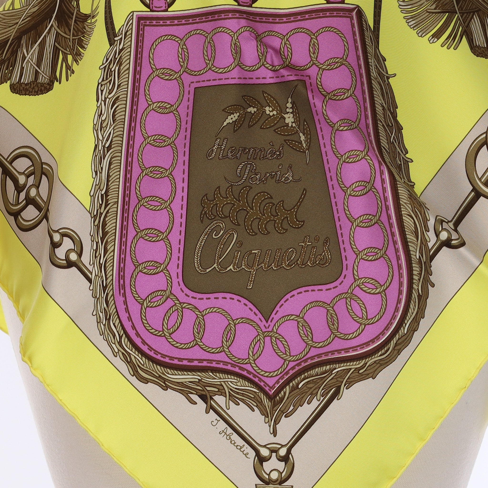 Brand New Boxed Hermès Cliquetis Vintage Silk Scarf