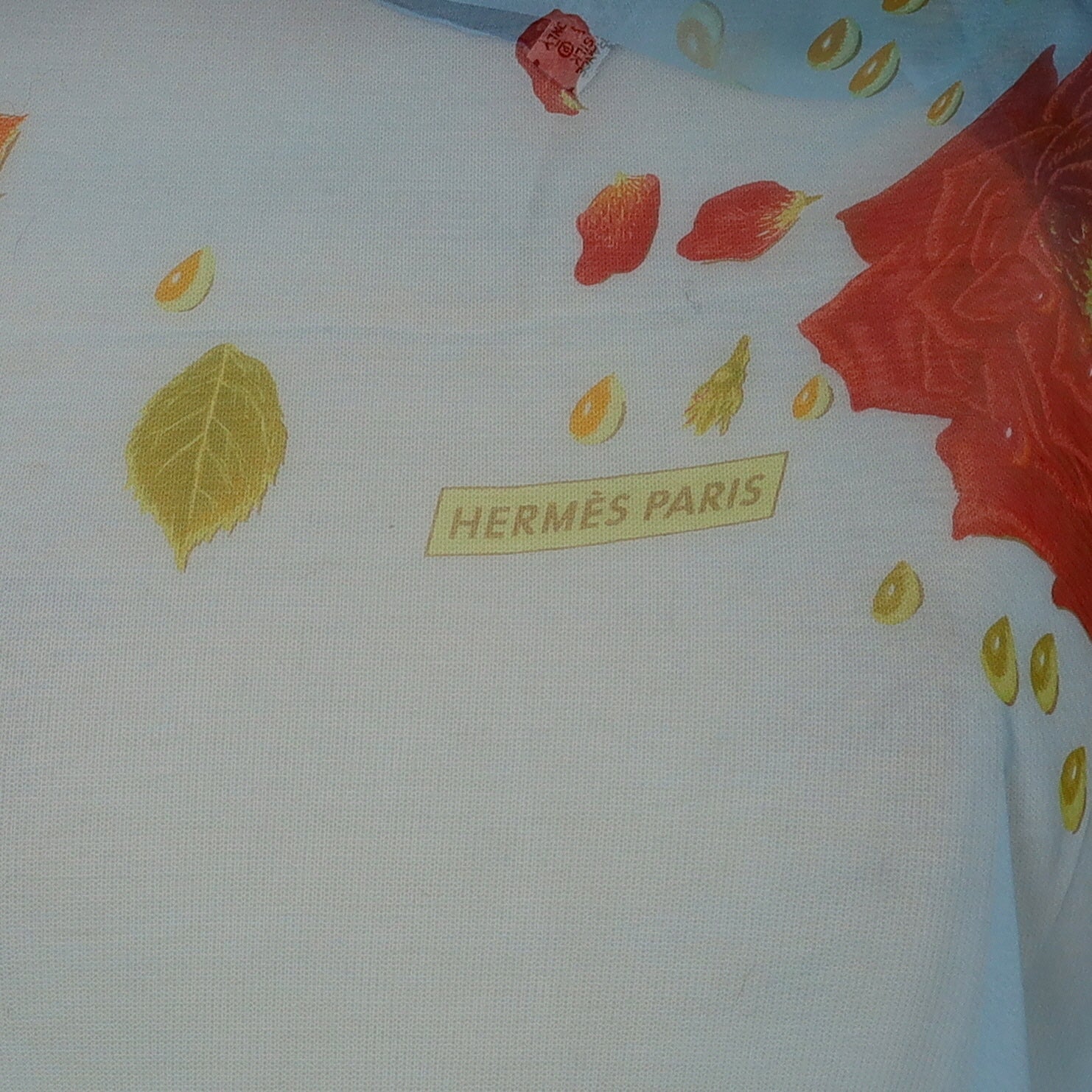 Brand New Hermès Rosée Mousseline  140 Silk Scarf