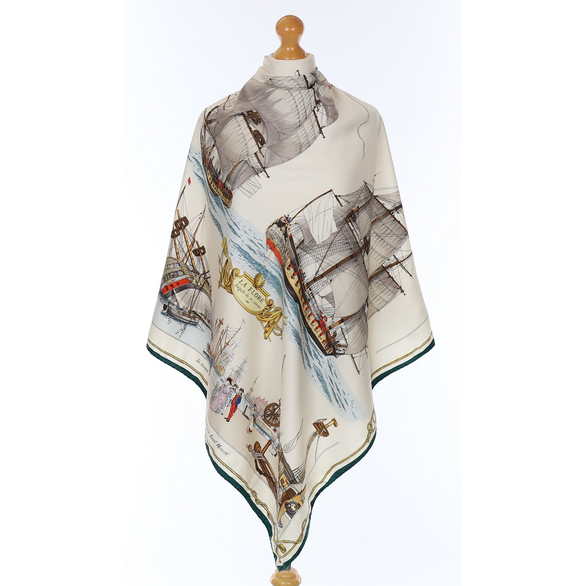 Hermès La Flore Silk Scarf Rare
